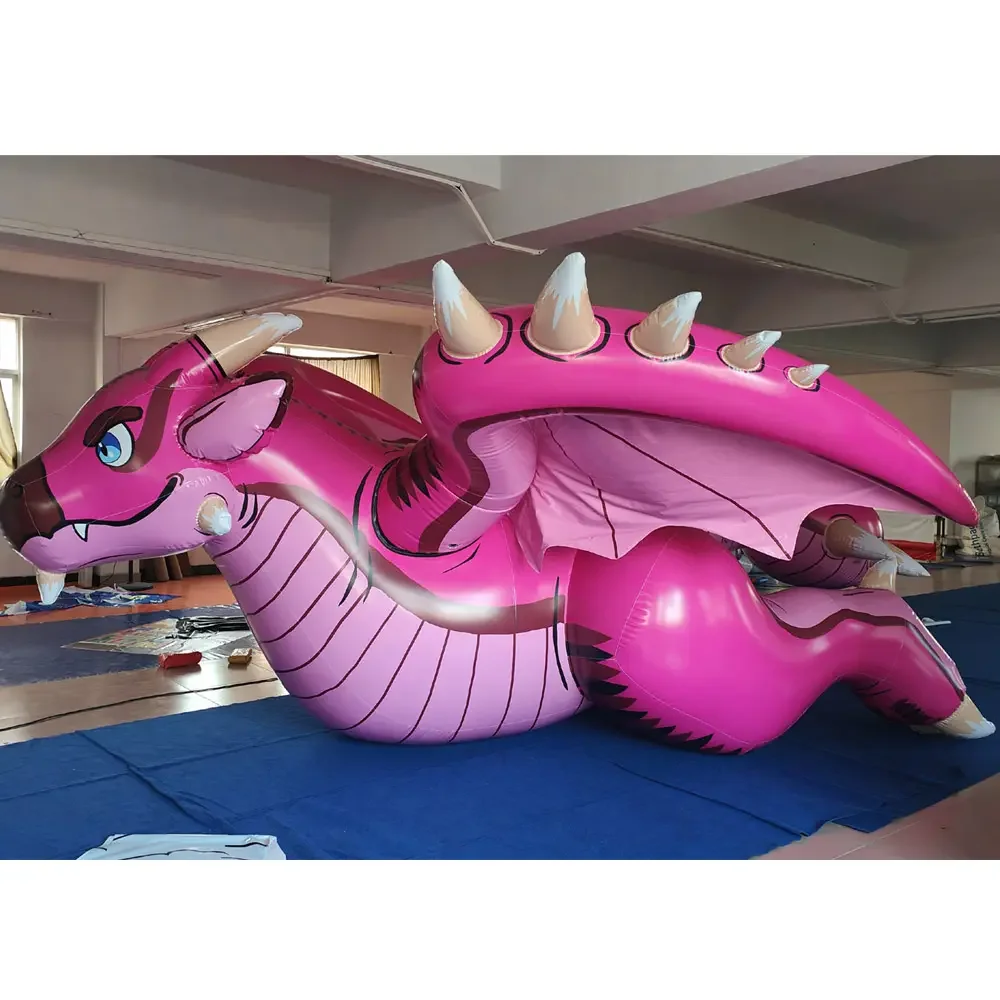 Huge Inflatable pink Dragon Flying Dragon Model Toy Outdoor