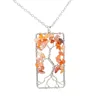 Silver red agate