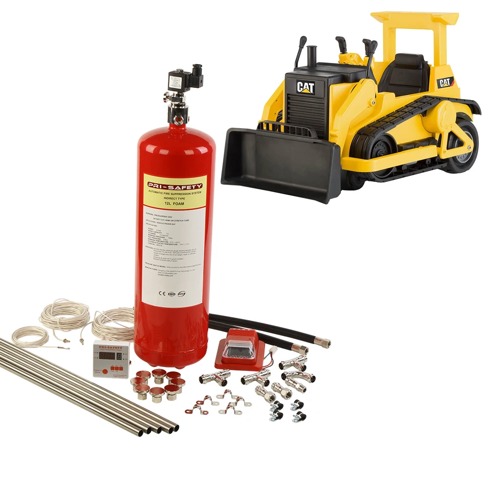 Advanced Fire Suppression System for Mining Vehicles