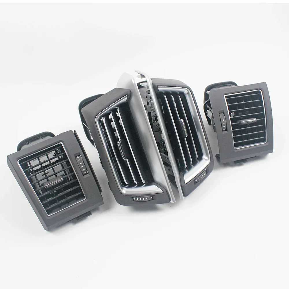 Toyota FJ Cruiser Dashboard Air Vent Frames - Matte Black ABS Side Outlet Decorative Panels (2007-2022)