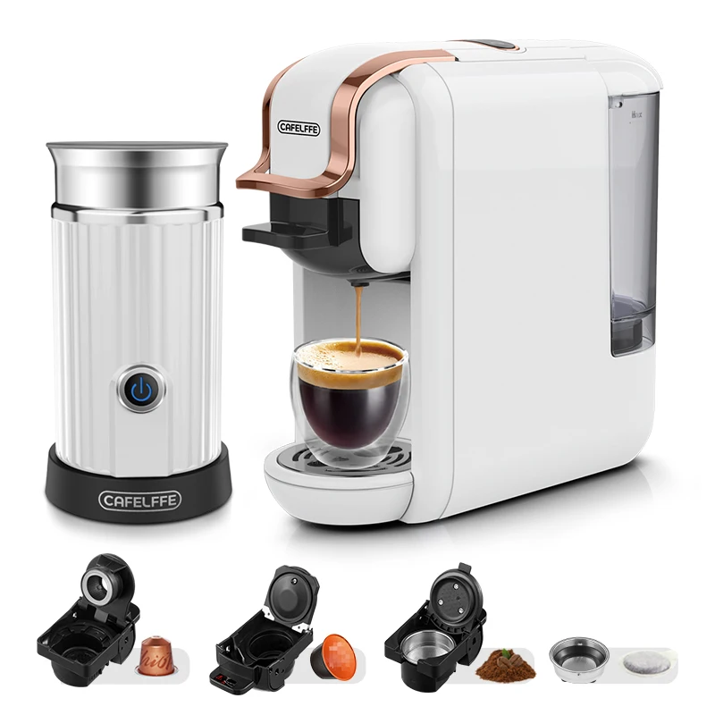 CAFELFFE 4-in-1 Capsule Coffee Machine - Versatile & Convenient