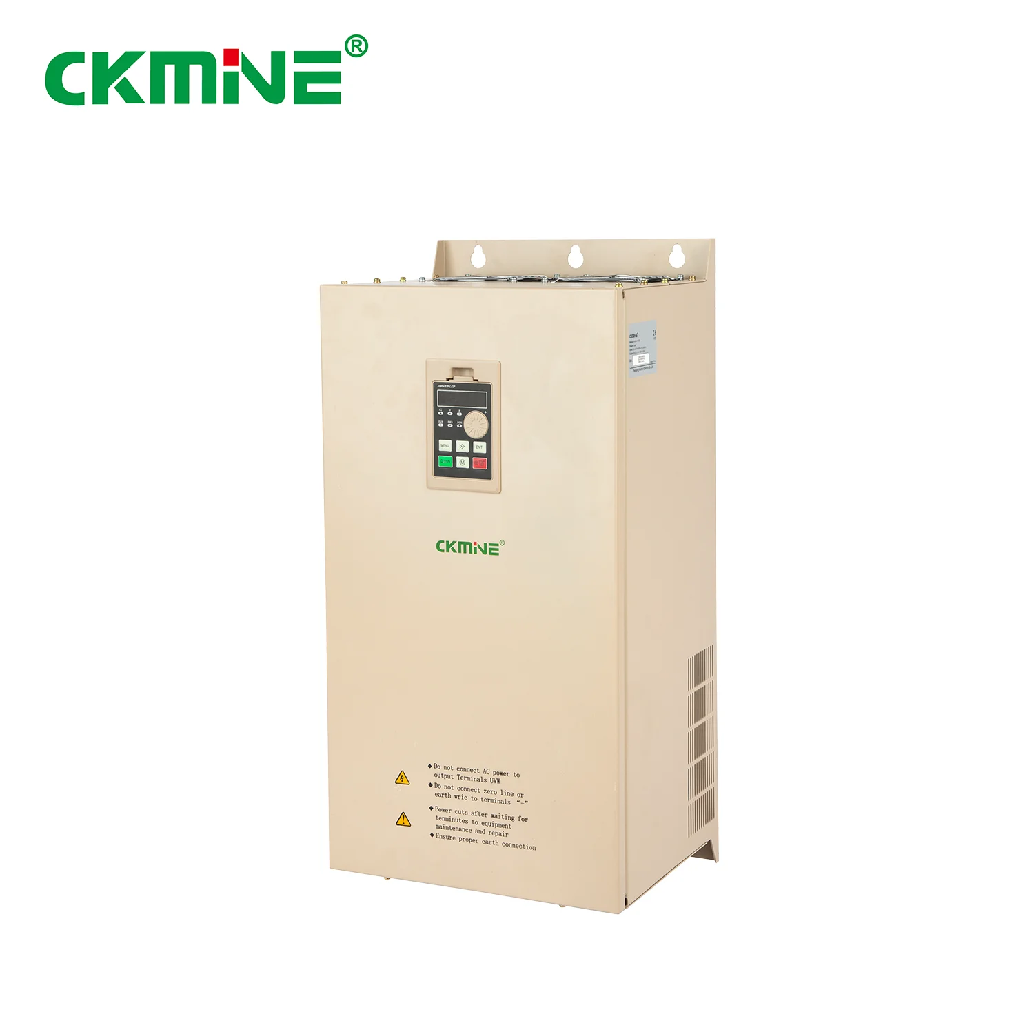 CKMINE 다기능 55kW 75HP 모터 인버터 가변 주파수 드라이버 380V 폐쇄 루프 삼상 속도 제어 VFD