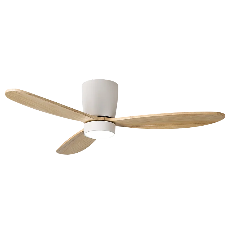 พัดลมเพดานมอเตอร์ DC กลับทิศได้ 6 ระดับ ขนาด 52 นิ้ว หรี่แสงด้วยรีโมต ได้รับการรับรอง CE และ FCC พื้นที่ใช้งาน 15-18 ตร.ม.