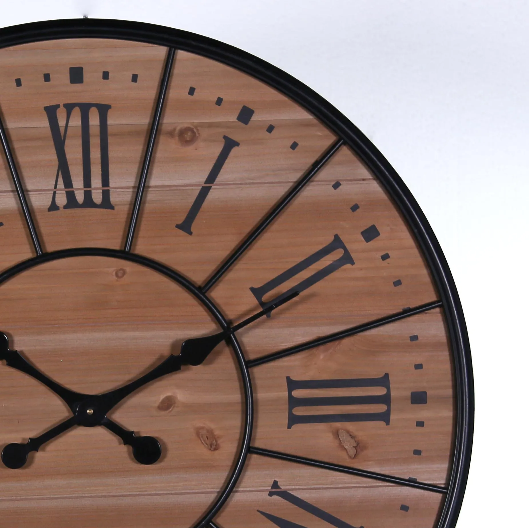 Metal Round Wall Clock Wall Clock Light Luxury Decoration Living Room