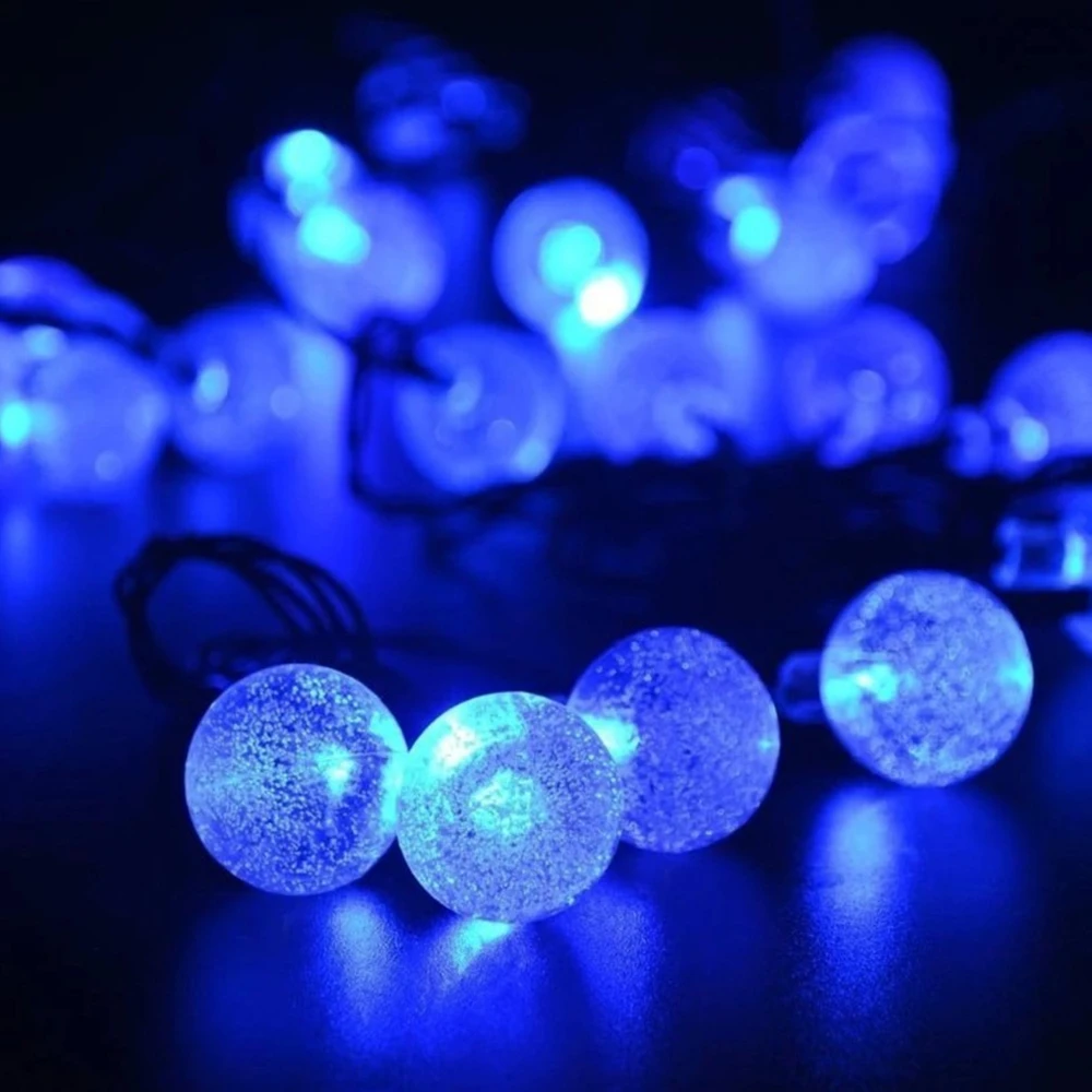Waterproof Hanging Morocco Ball Solar Energy Waterproof String Lights Romantic Room Decoration Lighting