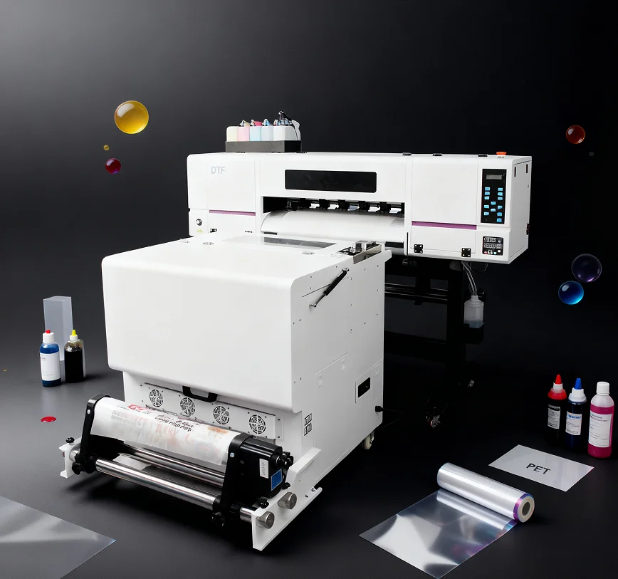 New ERASUB 60cm A1 DTF 2H I3200 Professional Epson Printer Head Home DTF Printer Combo Pigment Ink 1 Year Warranty Automatic