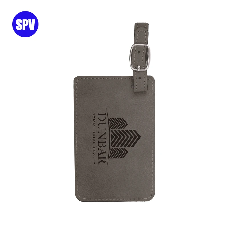 Rustic Laser to Gold Luggage Tag Laserable Leatherette Blanks supplier