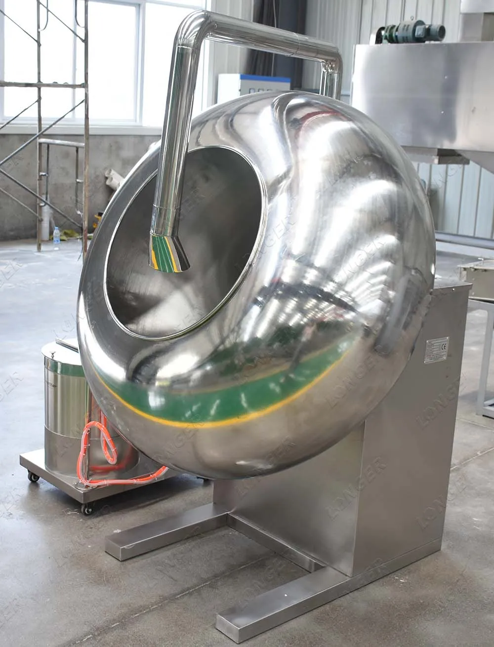Auto Coffee Bean Chocolate Coating Device Spraying Chocolate Coating Machine for Home