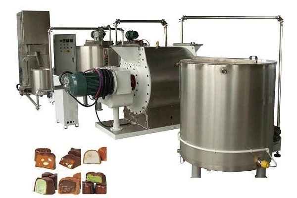Genyond Full Automatic Chocolate bar Conching Pouring Molding Depositing Packing Making Machine Production Plant Processing Line