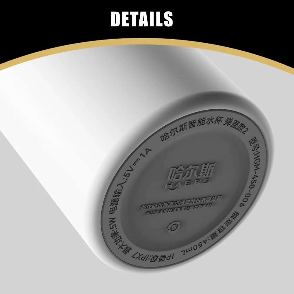 2025 New Custom - logo Fingerprint - Unlocking  Thermal Flask Cup Smart Water Bottle with Safety Features