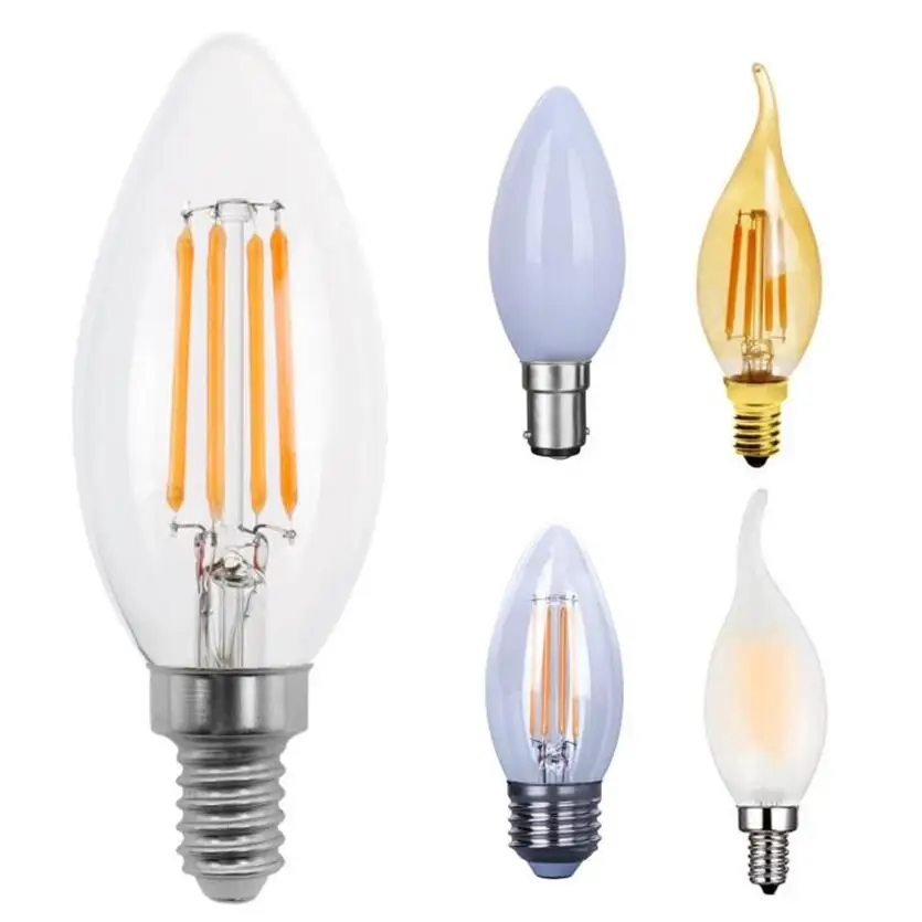 E12 E14 E26 E27 P45 G45 G50 G14 2w 3w 4w 5w Clear Amber Opal Frosted Vintage Edison Electric 2903