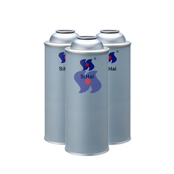 4-color Printing Straight-wall Empty Aerosol Cans Diameter 65x159mm For Butane Gas Used