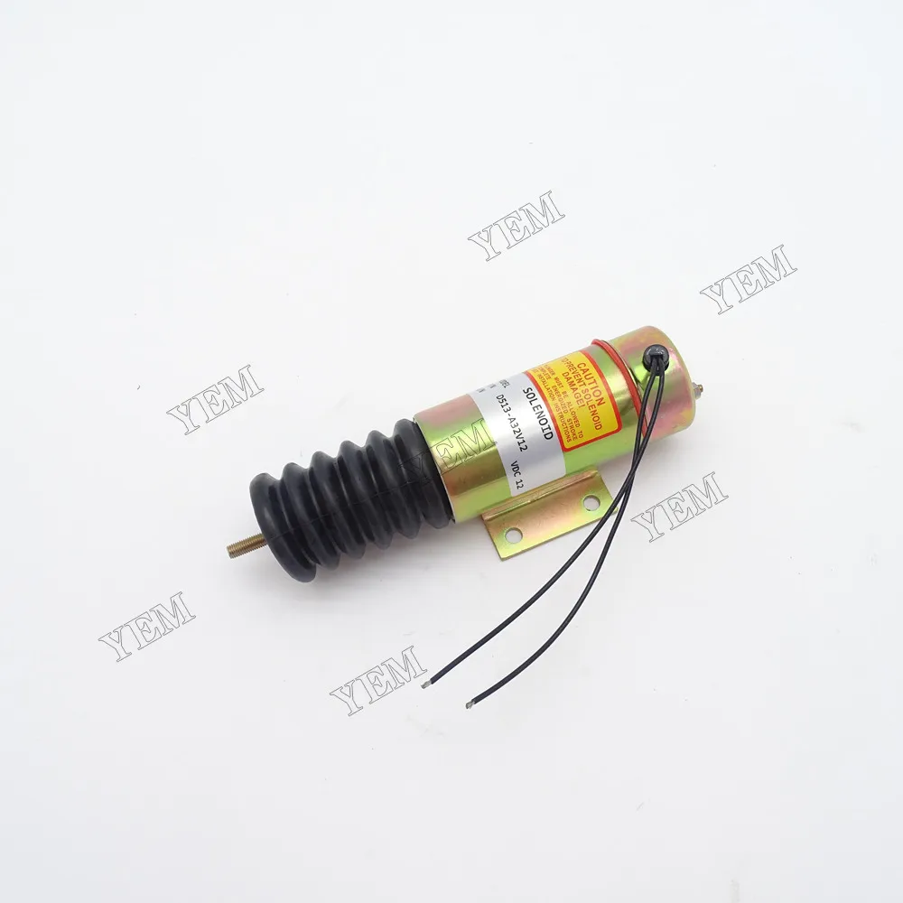 For Trombetta D513-A32V12 2001-12E2U1 Stop Solenoid Valve 12V Replacement Engine Parts 3