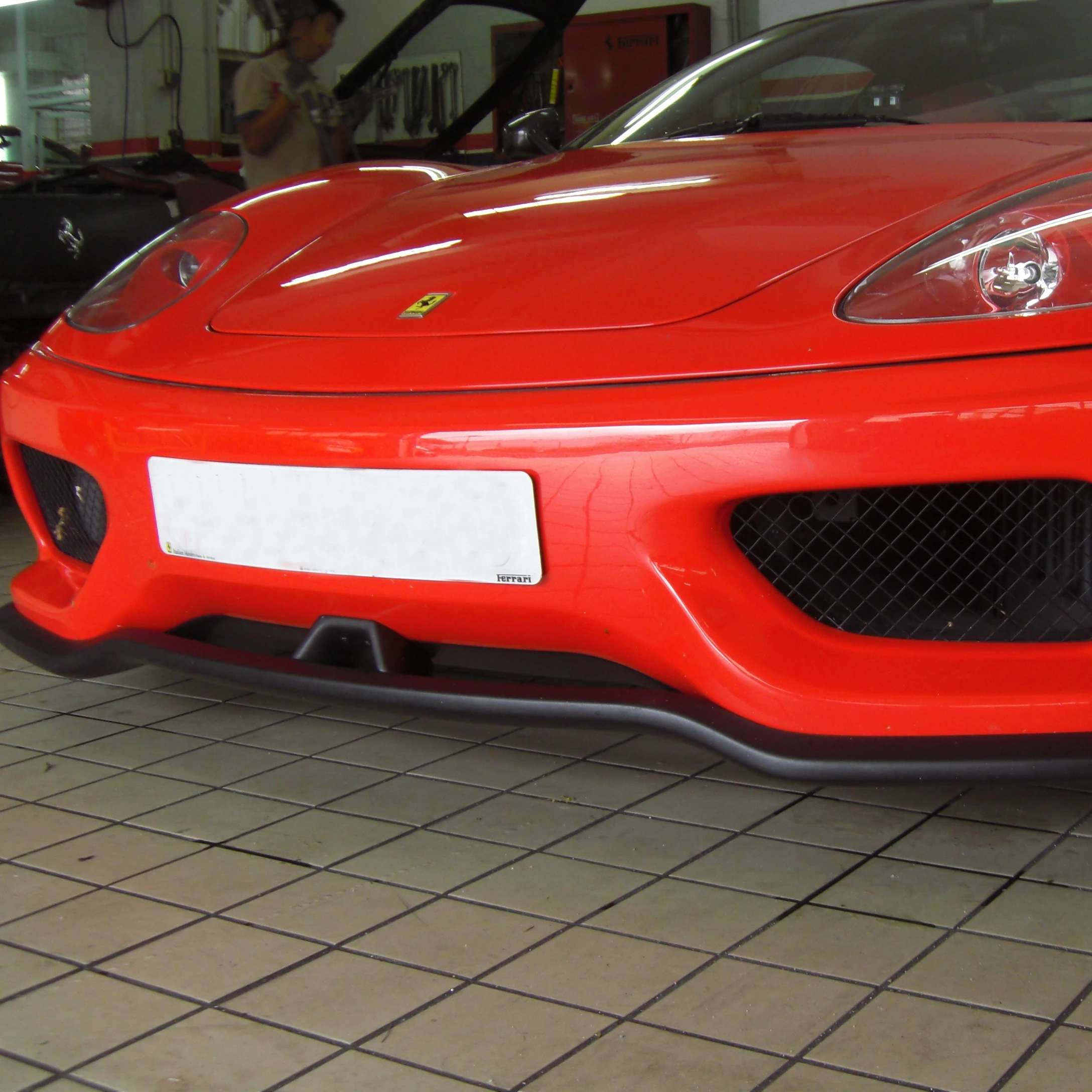 Ferrari 360 Front Bumper Lip - Hudes FRP Fitment