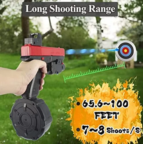 Гель пистолет Blaster JM-X2 Электрический гель мяч Blaster с высокими показателями в собранном виде игрушечный пистолет для съемки на открытом воздухе или боевой игры