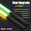 2.6 mini spada laser a 20 colori - nero - stile lama standard