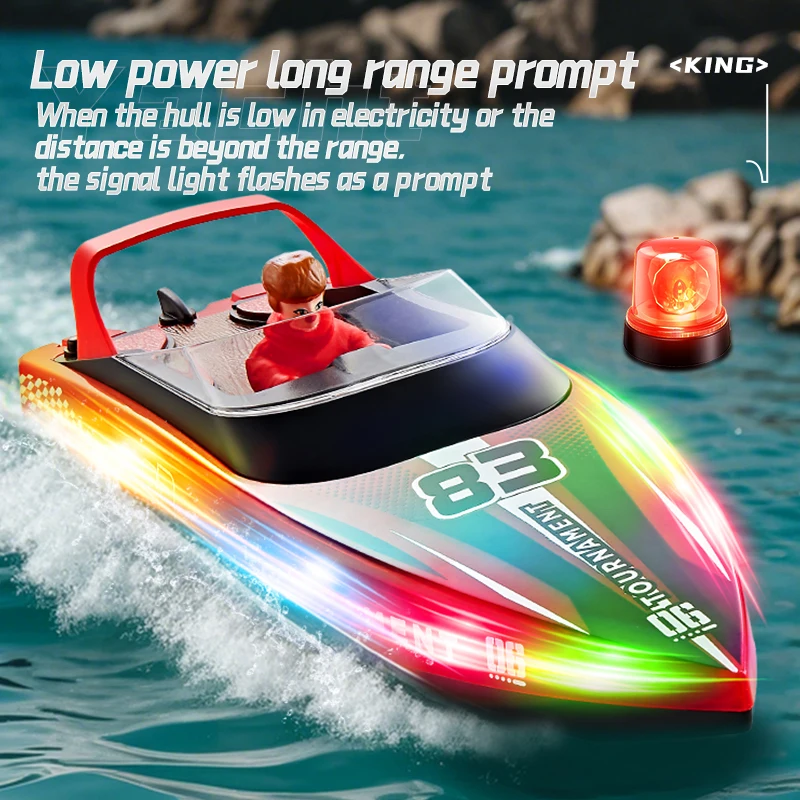 HJ821 Speedboat - High Power LED Lights & Anti Overturning