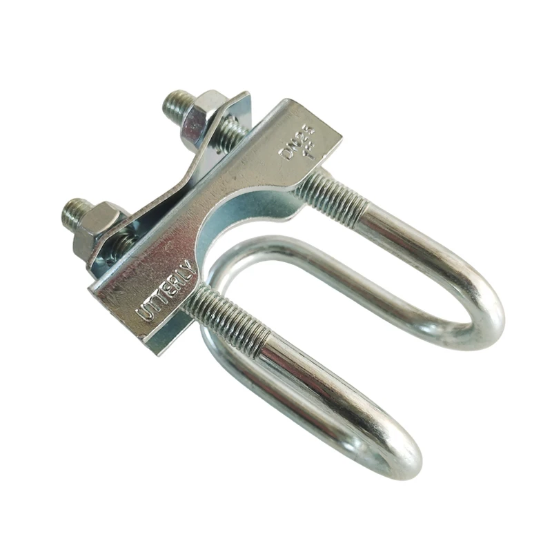 High Quality Earthquake Resistant Double U Clamp Pipe Clamp Lateral Support for Sprinkler System High Strength U Bolt Clamps