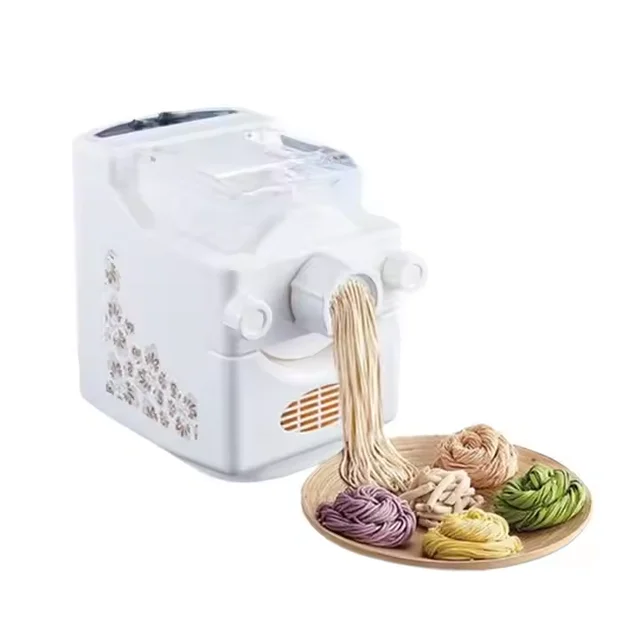 Automatic Electric Small Household Pasta Maker 220V Motor Macaroni Noodle Machine Fresh Flour Mill Pasta Noodle Macaroni