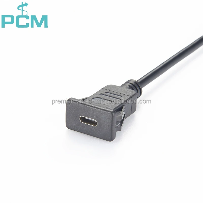 Panel Mount USB Cable USB C to Micro B supplier