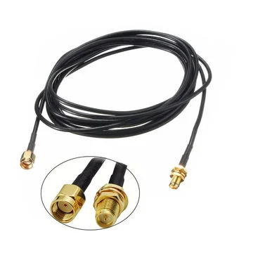 High quality 50 ohm coaxial cable RG58 RG174 RG213 RG8 RG214 RG223 SMA male to SMA female coax cable for pigtail antenna