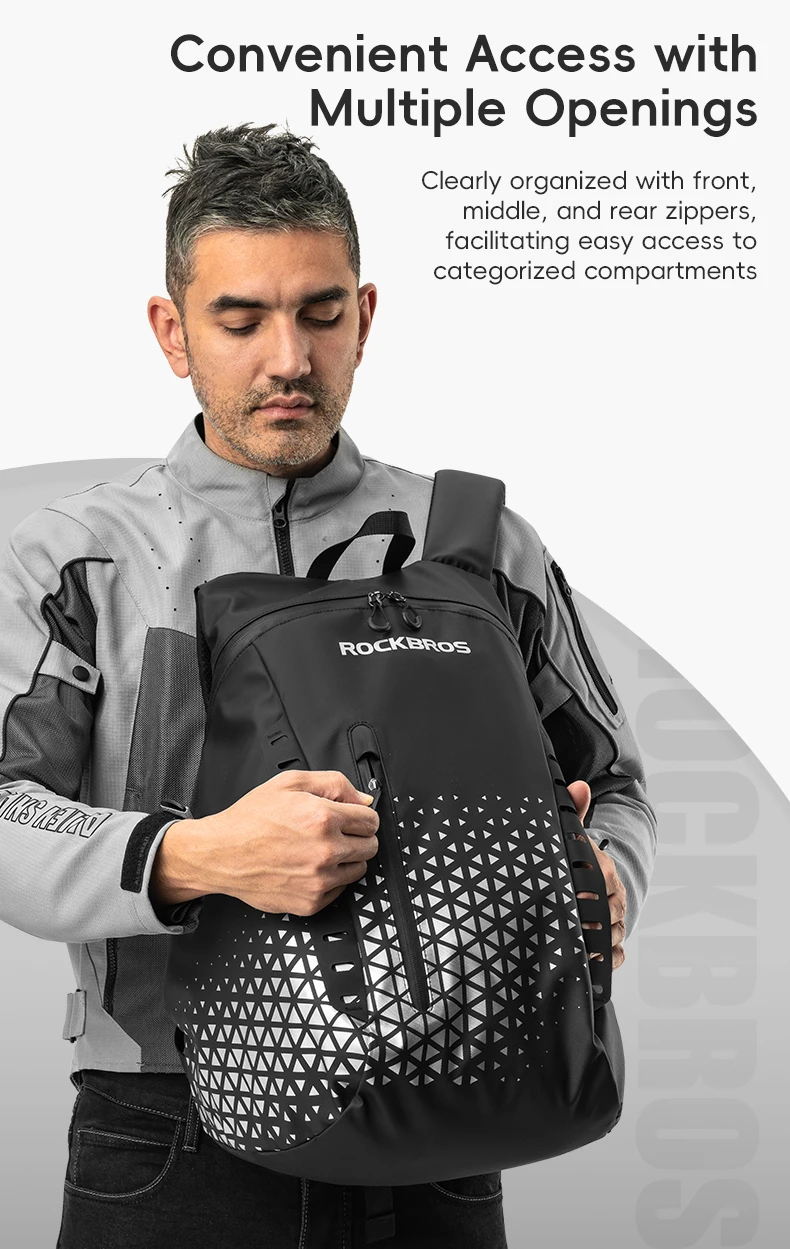 Rockbros Custom High Capacity Motorcycle Mtb Helmet Duffle Bag