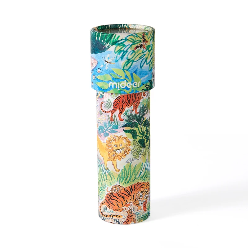 Mideer MD4229 красочный калейдоскоп-Дракон морское приключение мини калейдоскоп Развивающие игрушки для детей сенсорные