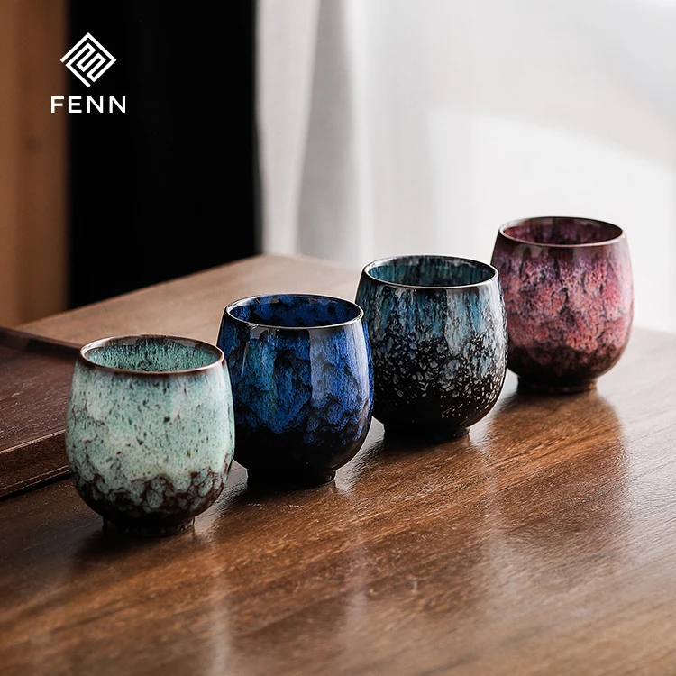 product fenn hot sale gift ceramic mug coffee cup set chinese kungfu tea cup-60