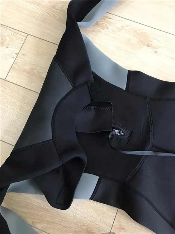 Мужской неопреновый гидрокостюм 3 мм, костюмы для дайвинга, серфинга, плавания, с длинным рукавом, на молнии сзади, для водных видов спорта