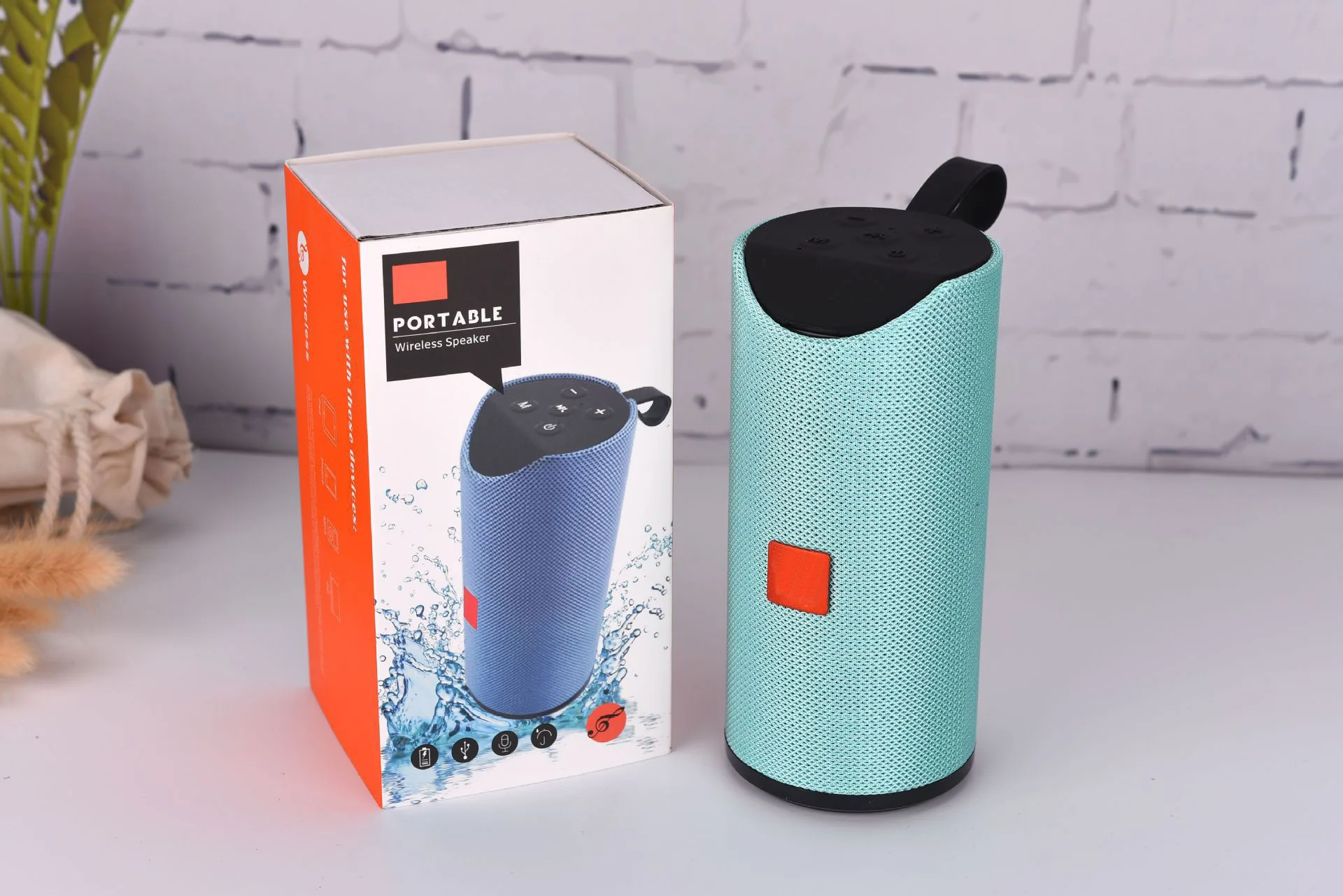TG-113 Portable Speaker Bluetooth Speakers Stereo Wireless Loudspeaker Mini Column Music Bass 6W Outdoor Speaker Waterproof - ANKUX.COM