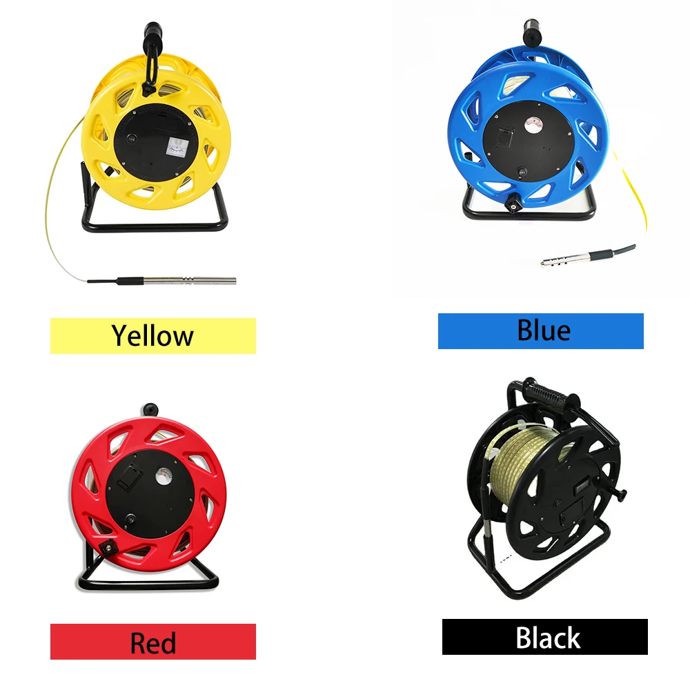 100m Measurement  Oil Level Well Mine  Steel Ruler Instrument Steel Ruler Cable Water Level Meter Well Depth Gauge