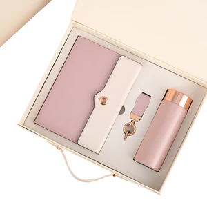 Compliant Promotional Sets ISO BSCI Certified Notebook Tumbler Umbrella for Corporate Year End Gifts