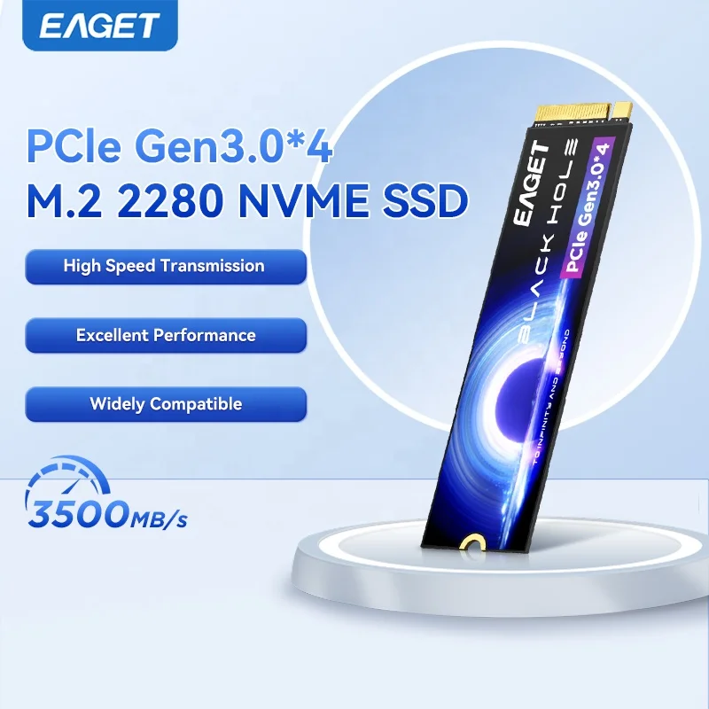 EAGET High Speed SSD - 1TB Nvme Pcie M.2 Internal Disk