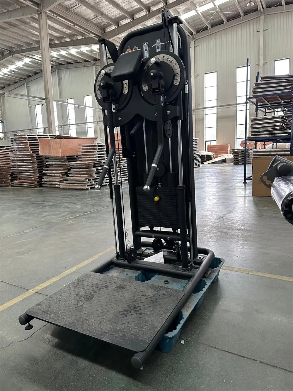 Fitness Gym Pin Load Selection Shoulder Press Multi Flight Machine In