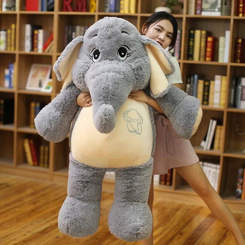 Giant Elephant 5 Feet 130cm Big Size Plush Toy Elephant Stuffed Toy Gift -  Buy Giant Elephant Toy,Stuffed Toy Elephant,Plush Toy Elephant Product on  