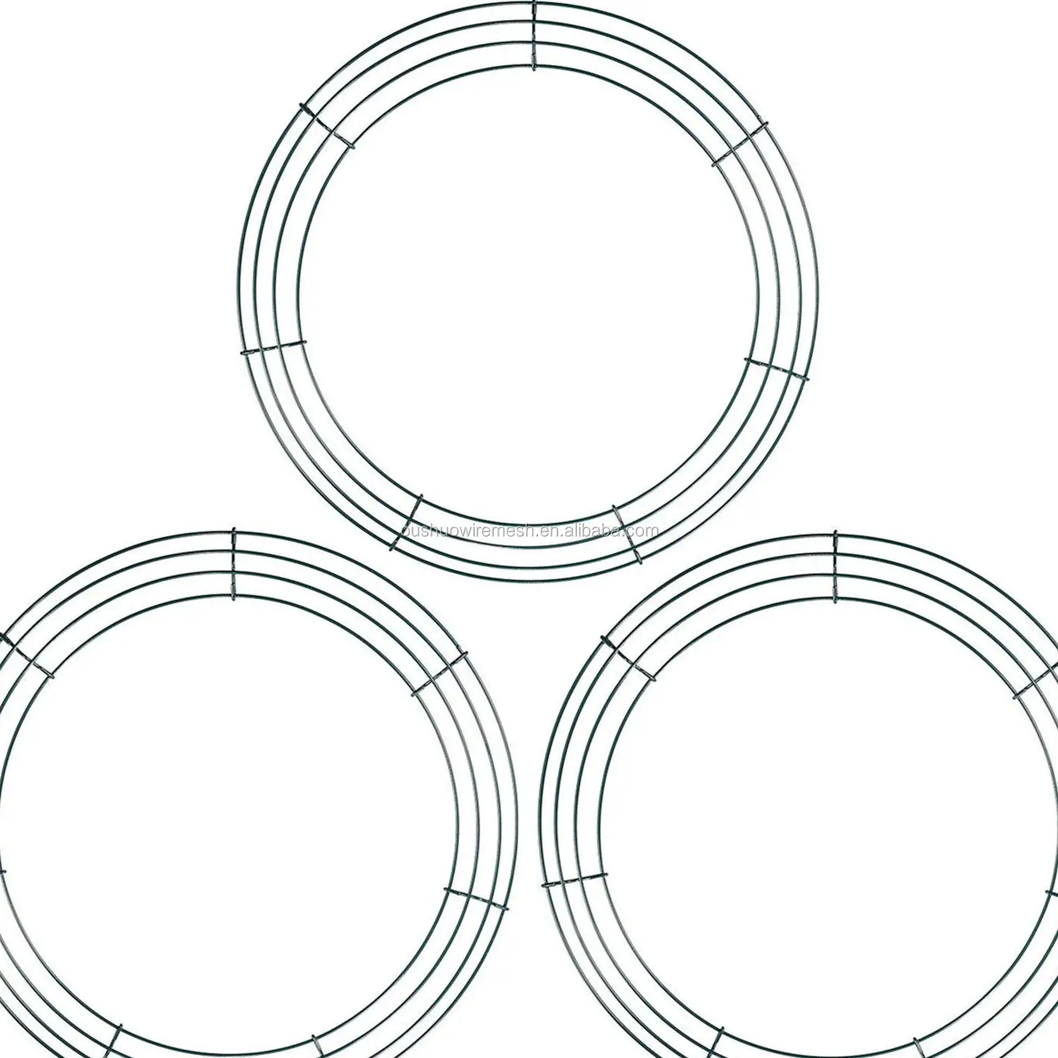 Wholesale Wire Wreath Frame Work Wreath Supplies Coils