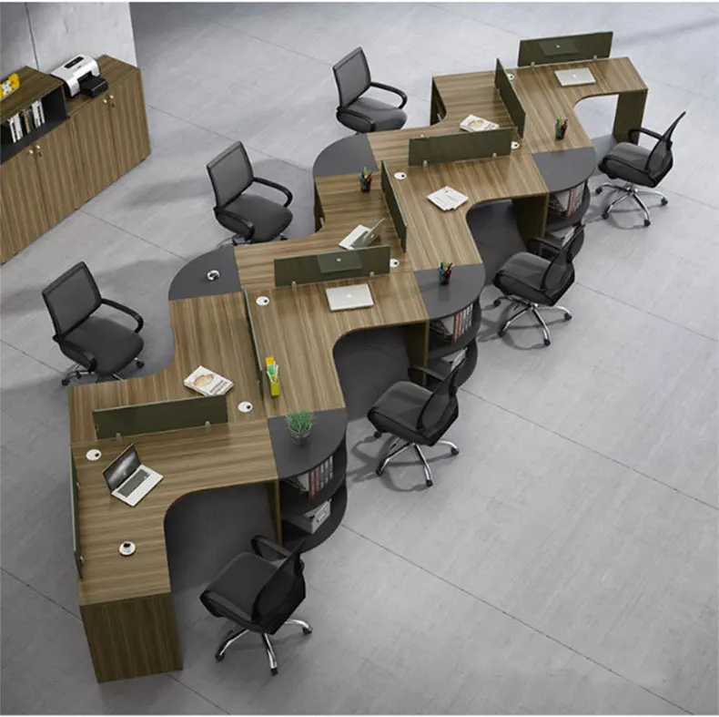 Modern Creative Office Desks Staff Cubicle Workstation Coworking Office