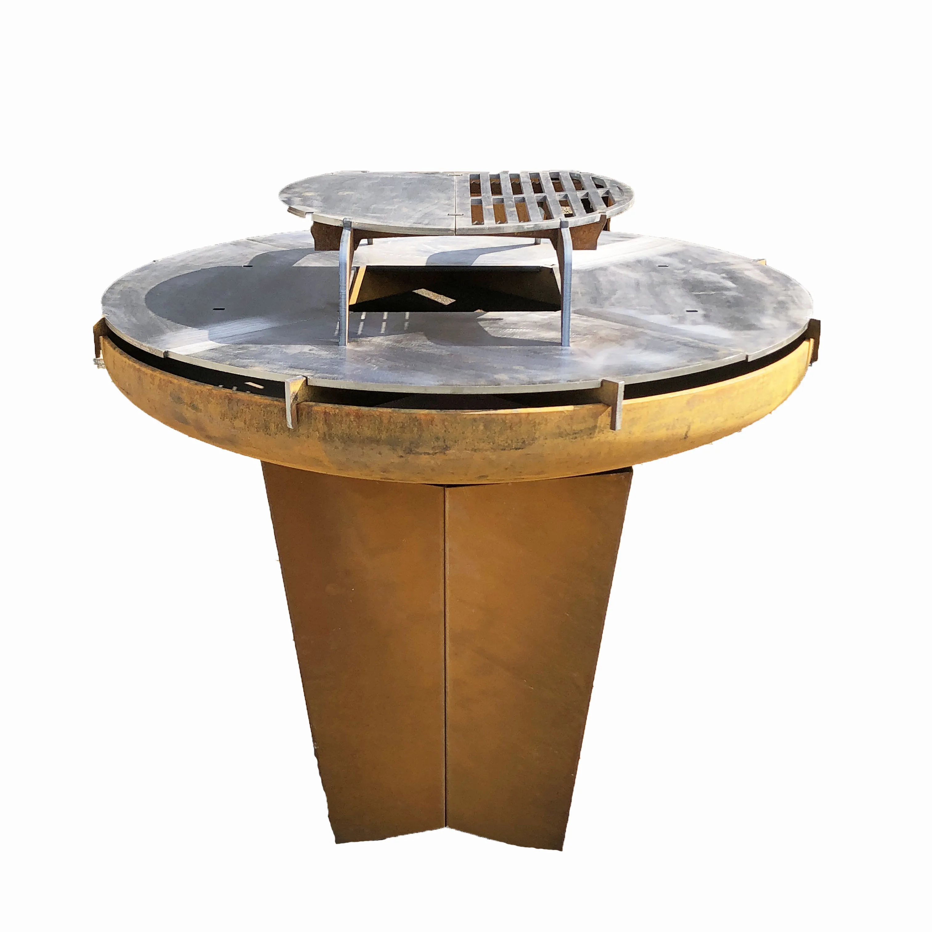 Corten Steel Bbq Firepit Grill Fire Pit Bbq Barbecue Fire Pit Buy