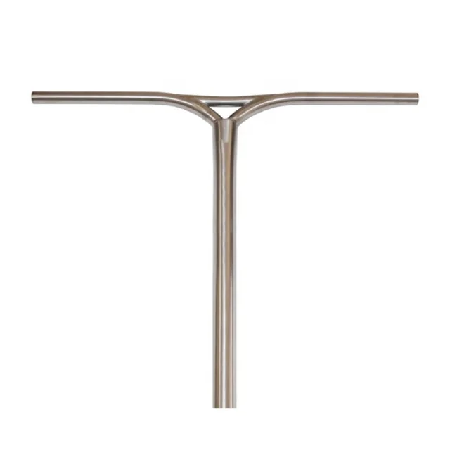 Oversized ultralight Gr9 high strength Y shaped pro stunt scooter handle bars titanium scooter bars