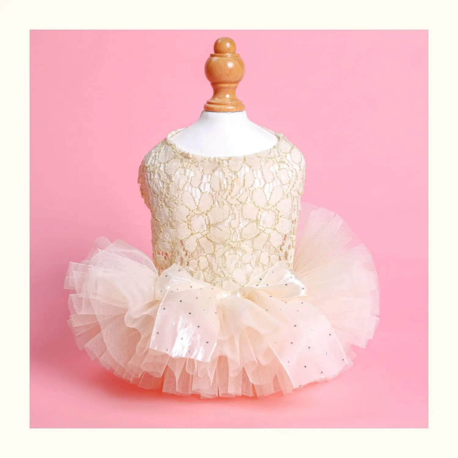 Pet Dress Wedding Princess Lace Puppy Birthday Party Outfit Formal Apparel Girl For Small Medium Dogs Cats