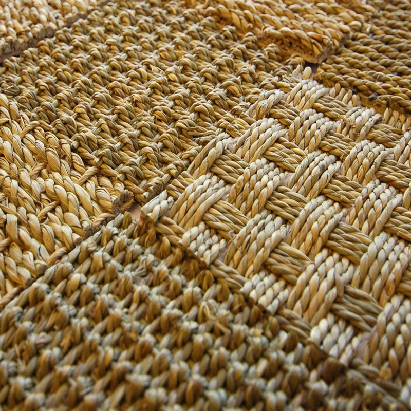 Natural Fiber Wall to Wall Seagrass Carpet Sea Grass Carpet Roll Floor Covering for Home Hotel Resort