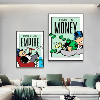 Monopoly Louis LV Motivational Wall Art - Positive Quotes - Entrepreneur  Wall Art - Motivational Posters - Inspirational Quotes - Office Wall Decor  