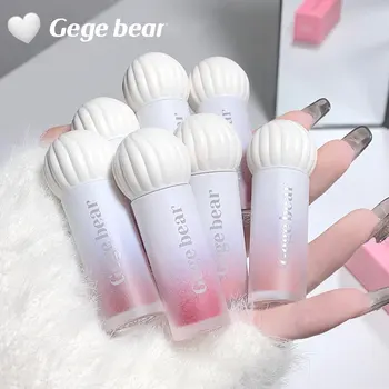 Gege Bear Highly Pigment Matte Liquid Lip Glaze Vegan Velvet Sexy Lips Long Lasting High Quality Lipstick Versatile Cosmetics