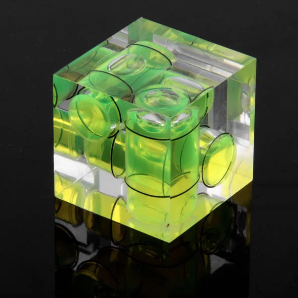 Easy Installation Camera 3D Horizontal Level Hot Shoe Fixed Bubble Spirit Level for DSLR Cameras Photography