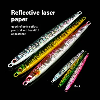 Stainless Steel Shore Casting Fast-Sinking Jig Lure 60g 80g Sea Boat Fishing Jigging Lure No Hooks for Yellow Jack Red Snapper – Metal Jig – view 3
