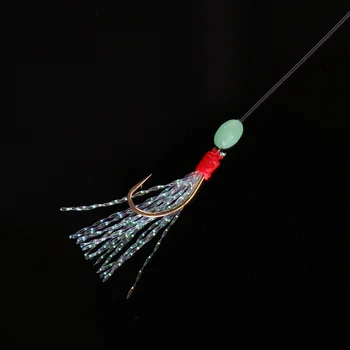CHEERY Wholesale Fishing Sabikis Fish Skin 6 Hooks Sabiki Rigs #8#10#12#14#16 – Hooks – view 4