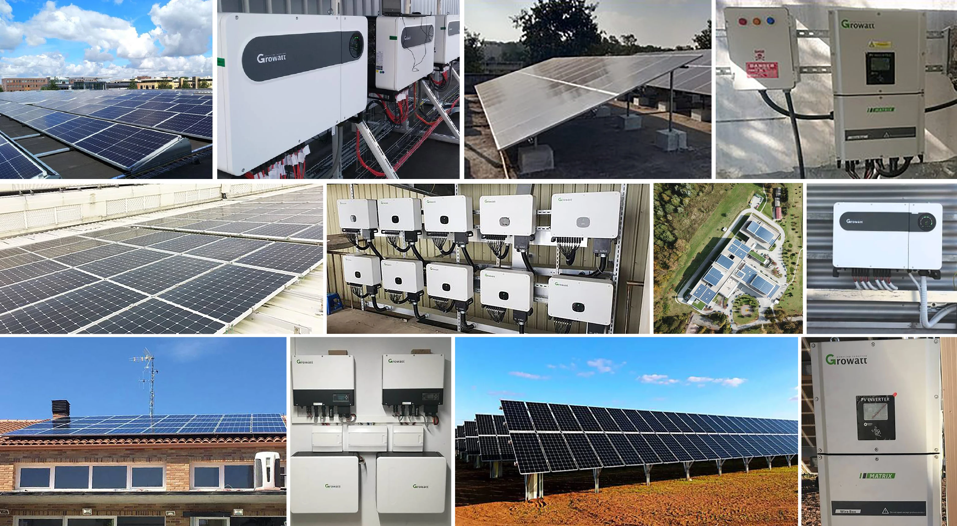 GROWATT HYBRID SOLAR INVERTER THREE PHASE 4KW 5KW 6KW 7KW 8KW 9KW 10KW ...
