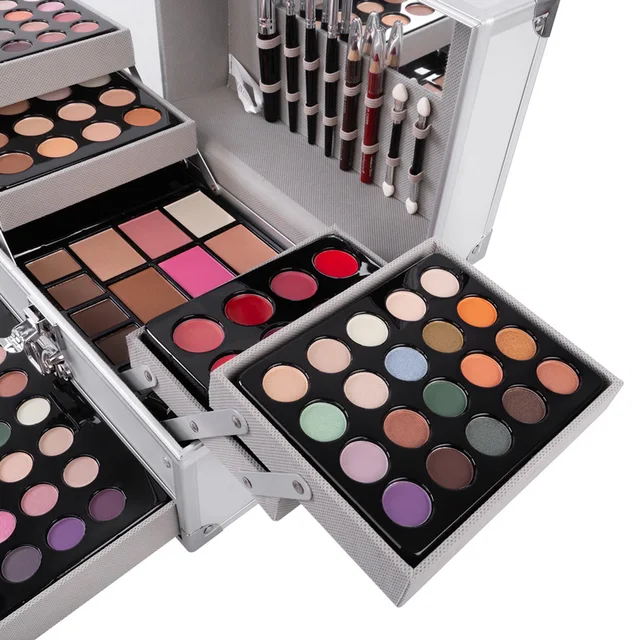 Makeup Gift Box 110 Color Private Label Custom Eye Shadow Blush Lip Gloss Repair Brush Multi-Function Palette Low Moq