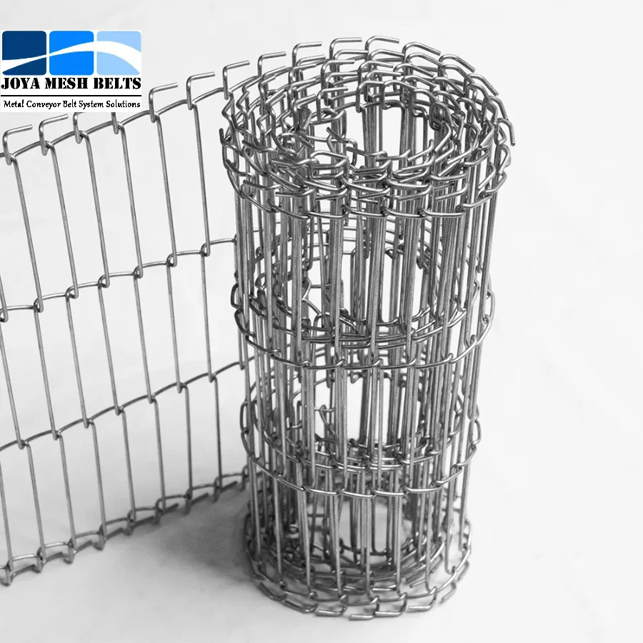 Light Structure Flex Ladder Wire Mesh Conveyor Belt for Conveying, Drying, Draining and Processing of Food, Meat, Candy Making