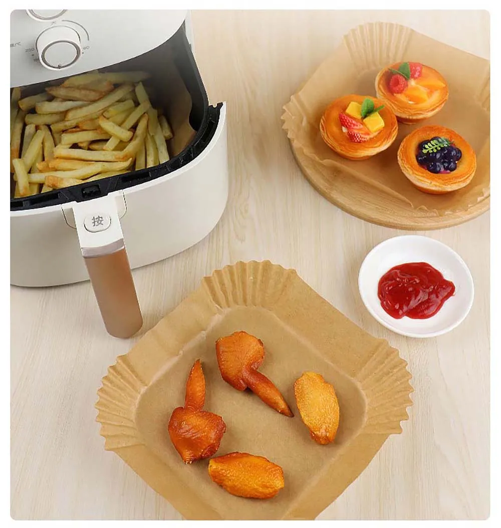 200PCS Air Fryer Disposable Paper Liners, 6.3In Zambia